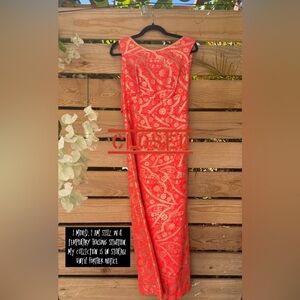Vintage Hawaiian Maxi Dress